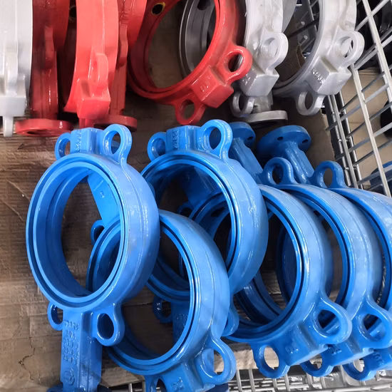 Factory OEM Industrial DN50 Pn16 Di Manual Stainless Steel Wafer Butterfly Valve