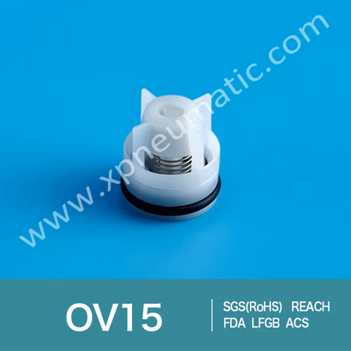 Plastic Non Return Back Flow Preventor Ov15 Half Round Shower Check Valve