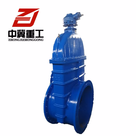 BS4504 GOST DIN F4 Check Water Valve Ductile Iron Resilient Seated Industrial Valve Non-Rising Stem Gate Valve