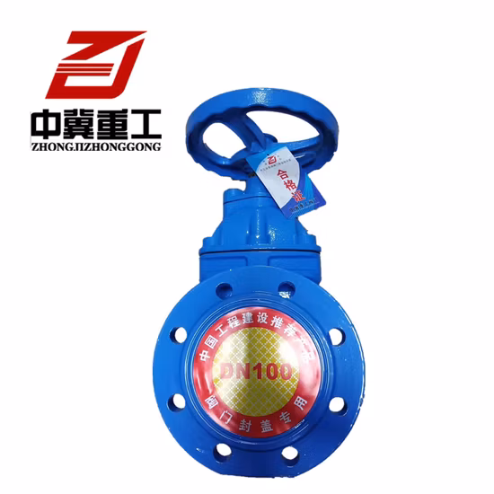 BS4504 GOST DIN F4 Check Water Valve Ductile Iron Resilient Seated Industrial Valve Non-Rising Stem Gate Valve