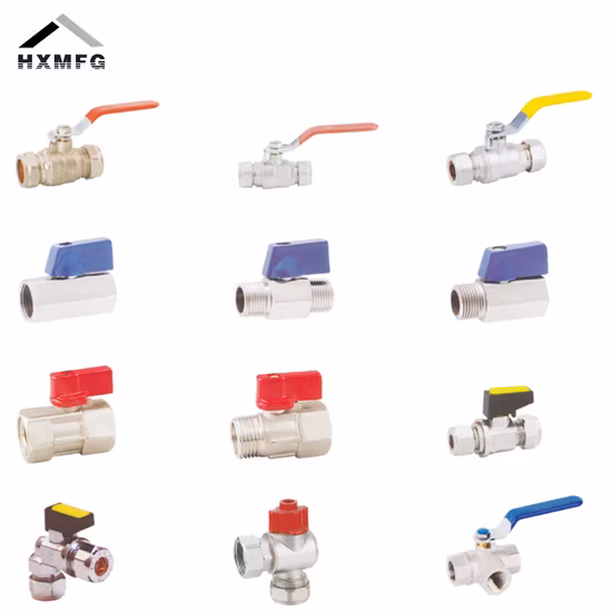 Latón Dzr Bronce Acero inoxidable Fundido Bola de hierro dúctil Mini gas Babero Polla Babero Grifo Parada Globo Control No