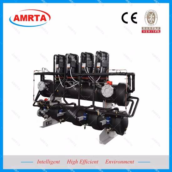 35ton R410A/R407c/R134A Sistema HVAC de enfriador modular de desplazamiento refrigerado por agua